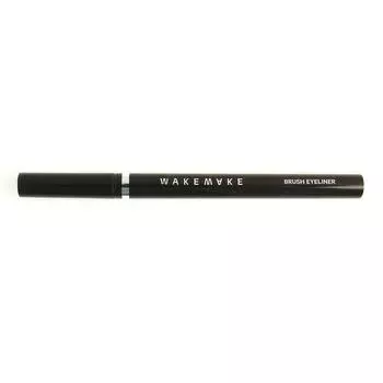 Подводка для глаз Wakemake iron wall brush, 01 черная, 2 шт.