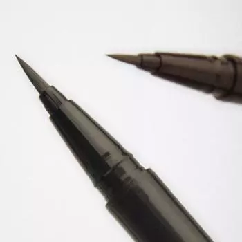 Подводка-кисть Woodbury Long & Long Brush Liner, корейская косметика, KPOP brown