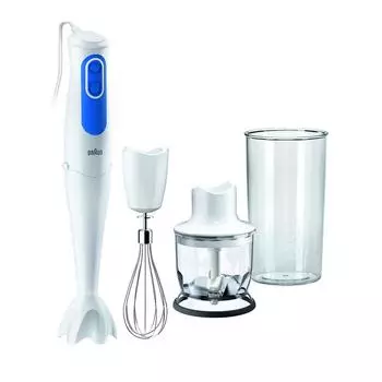 Погружной блендер Braun MQ3025 700 Вт Синий/Белый