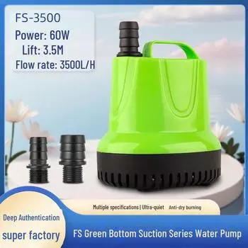 Погружной насос Changhai Silent Micro Fish Tank – всасывание снизу при низком уровне воды, многофункциональный для домашнего использования FS-3500