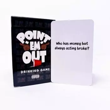 Point Em Out Party Card Game for Adults | Game Night Starter, Family & Friend Fun, After Parties and More Default