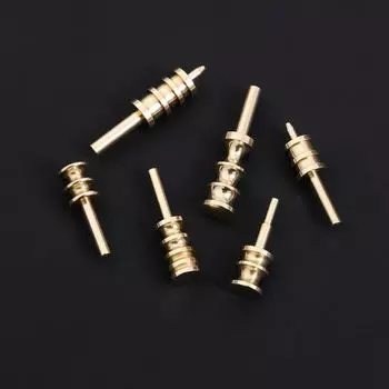 Pointed or Flat Tip Leather Edge Slicker Brass Leather Edge Sealing Machine DIY Handwork Style 1