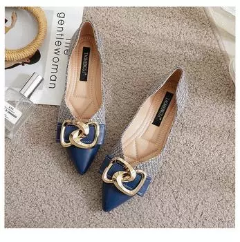 Pointed Soft Leather Single Shoes for Women s Summer New Comfortable Evening Shoes Flat Shoes Zapatos De Mujer Ladies Shoes 35