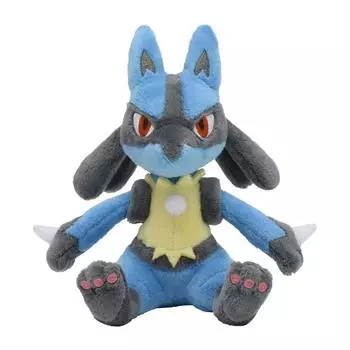 Pok mon Center Original Plush Pok mon Fit Lucario 15.5 12.85 13.95 HWD см
