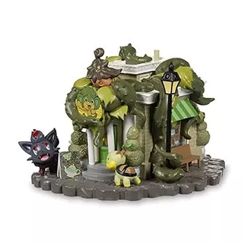 Pokemon Center Haunted Pokemon Village Pansage Creeping Vines Tea Shop Фигурка