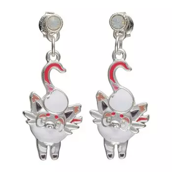 Pokemon Center Оригинальные серьги-аксессуары Pokemon 85 Jade Zoroa