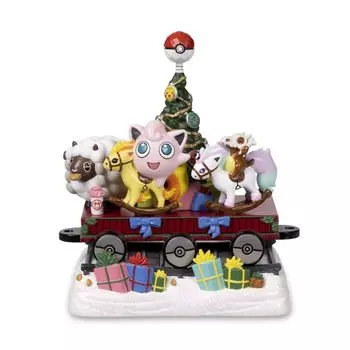 Покемон Центр Доставлено Bird Holiday Express Ponyta Locker Flat Car Фигурка