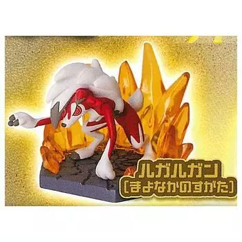 Покемон Диорама Соберите Волшебный Тип Каменный Тип Lugargan no Gacha Gacha Capsule Игрушка & [3. (Майонака Сугата)] (один предмет)