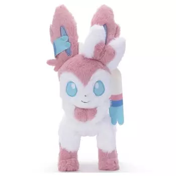 Покемоны из Pocket Monsters истощены! Плюшевая игрушка M Nymphia Plush Высота Приблизительная. 34см