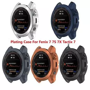 Покрытие TPU защитный чехол для Garmin Fenix 7 7S 7X смарт-часы мягкий силиконовый бампер защитный чехол аксессуары For Fenix 7