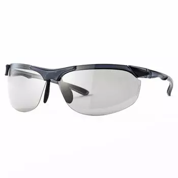 Polarized Sports Sunglasses with UV Light Lens Clear E-FIT Women s Protection, Color, Gray/Black, EF-S207H-C4