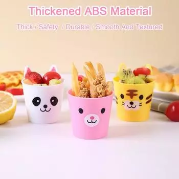 Полезная чашка для закусок, небьющаяся посуда, не содержащая BPA