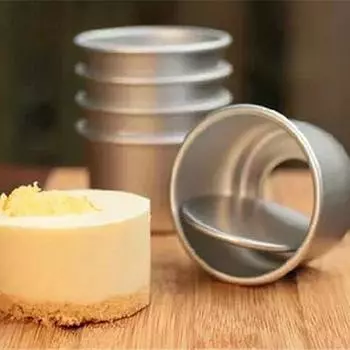 Полезные 5 шт. круглая мини-форма для торта со съемным дном, форма для пудинга, форма для выпечки «сделай сам» 5pcs