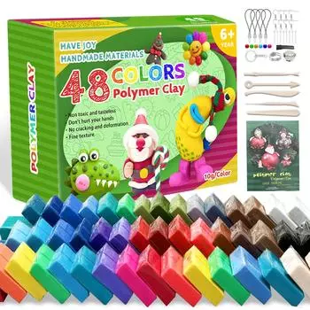 Полимерная глина Fimo DIY набор мягкой глины для лепки поделок запекаемая в духовке глиняная глина блоки Монтессори игрушка раннего образования для детей Рождественский набор