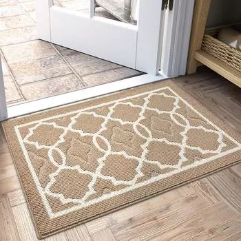Полипропиленовый ковер Nordic Entry Mat Дверной коврик Бытовой пылевой коврик для входной двери Нескользящий впитывающий коврик для ног 50*80cm