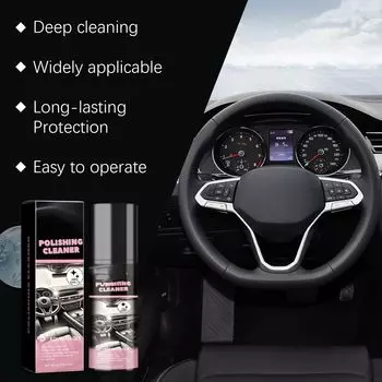 Полирующий очиститель для салона автомобиля, очиститель для салона автомобиля, 100 мл очиститель и средство для очистки салона автомобиля, средство для полного восстановления салона автомобиля, автомобильный салон 1PCS