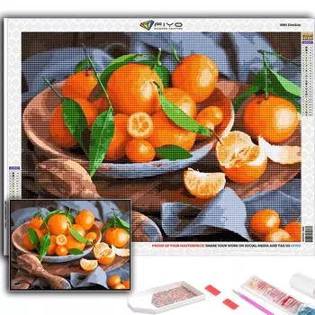 Полная 5D Diy Алмазная Картина Фрукты и Макаруны 5D Алмазная Картина Full Round 20X30CM