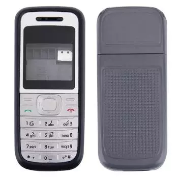 Полная крышка корпуса для Nokia 1200/1208/1209 чёрный