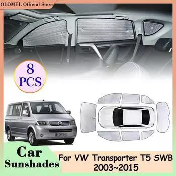 Полное покрытие для Volkswagen VW Transporter T5 SWB 2003~2015 Caravelle Multivan солнцезащитные шторки на окна автомобиля козырек на лобовое стекло аксессуары
