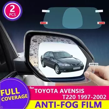Полное покрытие, противотуманная непромокаемая пленка для Toyota Avensis T220 T22 1997 ~ 2002, защитная пленка для зеркала заднего вида автомобиля, аксессуары 2001