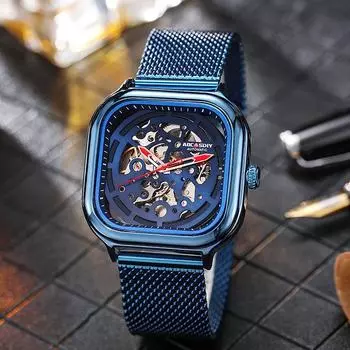 Полностью автоматические механические мужские часы Fashion Business All-match Watch