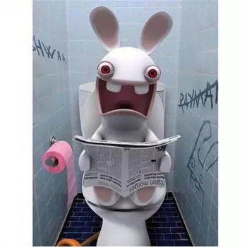 Полный 5D Diy Алмазная картина Rogue Rabbit Алмазная вышивка Наборы для вышивки крестом Домашний декор Подарок ручной работы 20x30cm