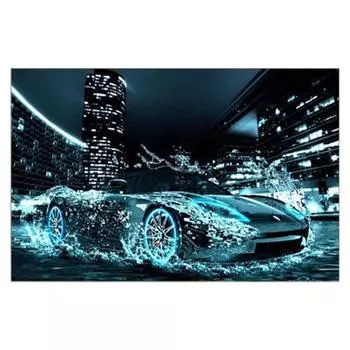 Полный 5D Diy Алмазная картина Технические автомобили Алмазная вышивка Полный вышивка крестом Домашний декор Подарок ручной работы 20x30cm