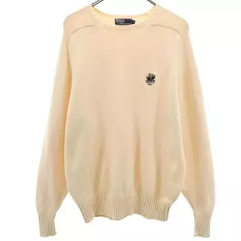 Polo by Ralph Lauren 90s Old Polo Bear Long sleeve knit M beige Men s Used