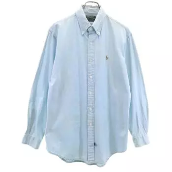 POLO COUNTRY 80s 90s Old Long sleeve Cotton shirt M Ralph Lauren Men s Used