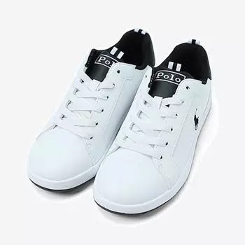 Polo Heritage Court Белые Черные Кроссовки RF103786JJ Белый