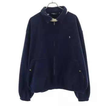 Поло от Ralph Lauren 90-х годов, сделано в США, старая куртка-свингтоп из флиса, XXL, Bore, мужская, б/у