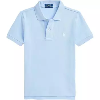 Polo Ralph Lauren Футболка поло с вышитым логотипом Детские топы Светло-голубой 323703632061 S