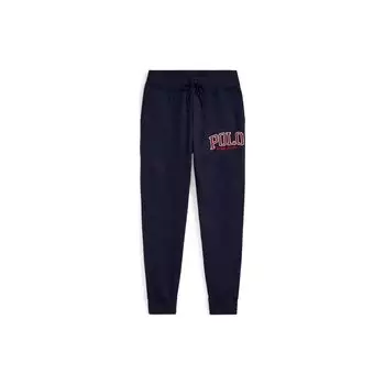 Polo Ralph Lauren FW22 Letter Logo средней посадки со шнурком трикотажные спортивные штаны мужские спортивные штаны темно-синие MNPOPNT1BQ20269-410 L