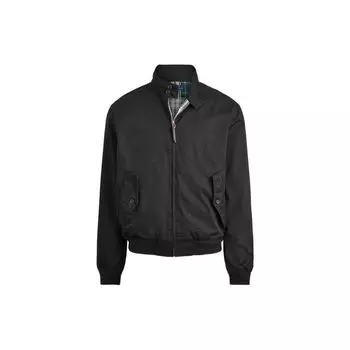 Polo Ralph Lauren FW22 Логотип Печать Пуговиц Воротник Длинный Рукав Куртка Мужская Куртка Черный MNPOOTW16020157-001 M