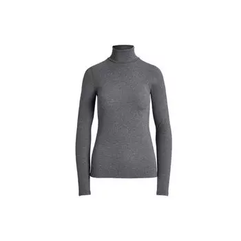 Polo Ralph Lauren FW23 Однотонный пуловер с высоким воротником Женский свитер Серый WMPOKNINC020142-020 M