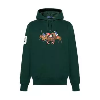 Polo Ralph Lauren FW23 вышитый логотип толстовка мужская толстовка темно-зеленый 710823853-005 L