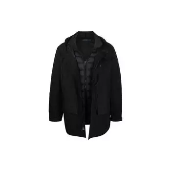 Polo Ralph Lauren FW24 Appliqu Layered Parka Мужская верхняя одежда Черный 710849291-001 L