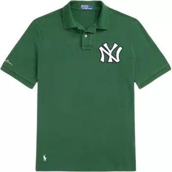 Polo Ralph Lauren FW24 Футболка-поло с принтом логотипа Мужские рубашки-поло Зеленые MNPOKNI1N823150-301 S