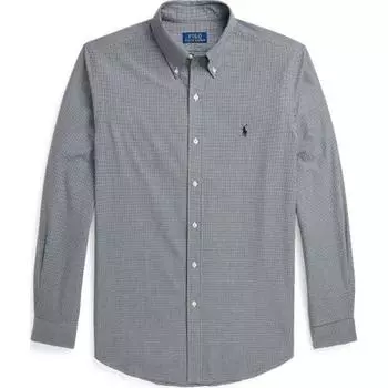 Polo Ralph Lauren FW24 Клетчатая рубашка на пуговицах с длинным рукавом Мужские рубашки Серый MNPOWOV16823585-001 S