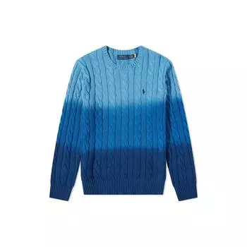 Polo Ralph Lauren Gradient Crew Neck Casual Sweater Мужской свитер Синий 710869302-001 M