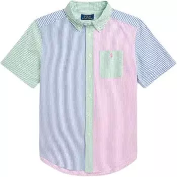Polo Ralph Lauren Хлопковая вафельная рубашка для детей Разноцветный CWPOWOVY6820570-999 L