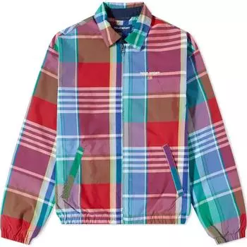 Polo Ralph Lauren клетчатая куртка с буквенным принтом на молнии, спортивная свободная куртка для мужчин, многоцветная 710858249-001 S
