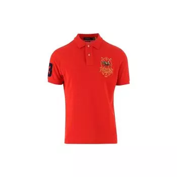 Polo Ralph Lauren Letter Embroidered Short Sleeve Polo Shirt Men tops 710850303-004 S