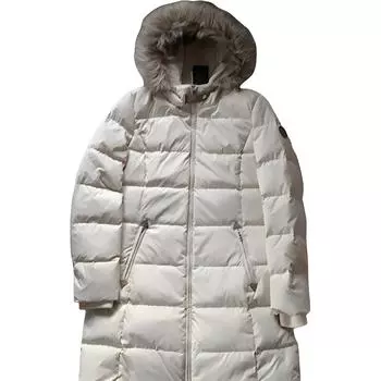 Polo Ralph Lauren Logo Пуховик с капюшоном и длинными рукавами на молнии Женская верхняя одежда Off-White 297903530-002 XL