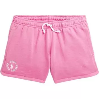 Polo Ralph Lauren Логотип Эластичный шнурок Вышитые шорты Детские шорты Розовый CWPOSHOGBQ20096-650 L