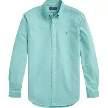 Polo Ralph Lauren однобортная рубашка с длинным рукавом, мужские рубашки, зеленые MNPOWOV16823995-300 S