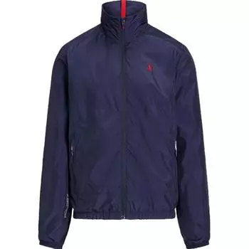 Polo Ralph Lauren однотонная куртка с логотипом на молнии Мужские куртки темно-синие MNPOOTW16021328-410 XL