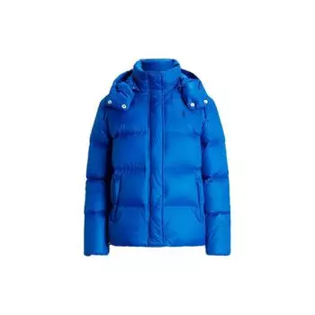 Polo Ralph Lauren однотонная куртка со съемным капюшоном и молнией женские куртки синего цвета WMPOOTWN2820-223 S