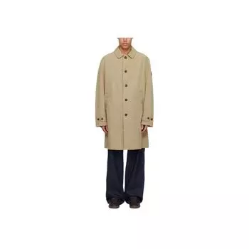 Polo Ralph Lauren Однотонный двубортный тренч с длинными рукавами, мужская верхняя одежда, светло-коричневый 710955225-001 M