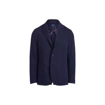 Polo Ralph Lauren однотонный однобортный костюм с длинным рукавом, мужские костюмы, синий MNPOSPC27620252-410 XS